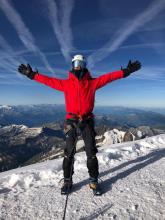 Au sommet du Mont Blanc
