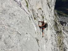 Pointe Dzérat Equipement voie escalade Kique te ve : 6 longueurs