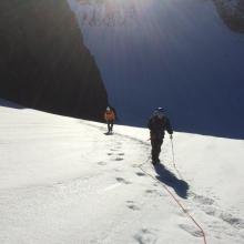 Montée au Col des Dômes