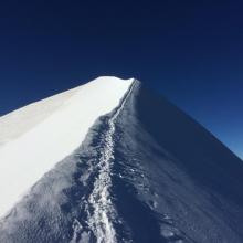 La fameuse et très belle arête du Dôme 3666