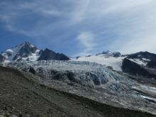 Le glacier du Tour, le Chardonnet et l'Aiguille Verte