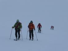Traversée du glacier du Tour dans le brouillard : belle entrée en matière !