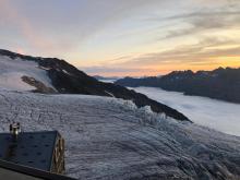 Le glacier du Tour depuis le refuge Albert 1er